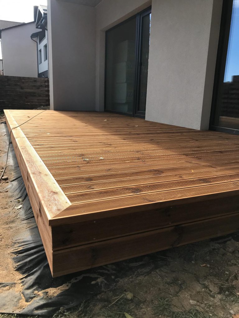 Terasu montavimas. MM Statyba.