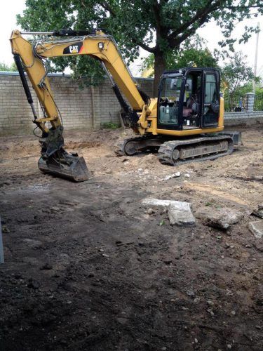 kasimo, griovimo darbai