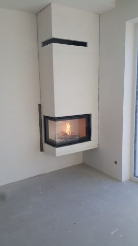 Židinių,Akumuliacinių židinių, Akumuliacinių sienelių Montavimas