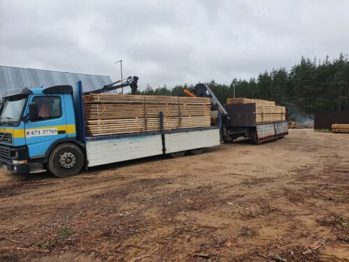 manipuliatoriaus(fiskaro) paslaugos su priekaba