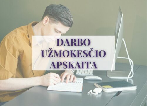 Darbo laiko ir darbo užmokesčio apskaita (nuotoliniu būdu)