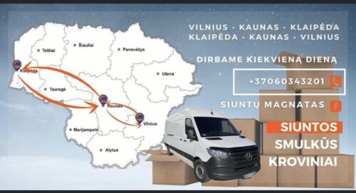 Kroviniu pervezimas Vilnius- kaunas- klaipeda