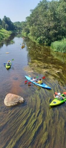 Baidarių nuoma Žemaitijoje, Jūros upe