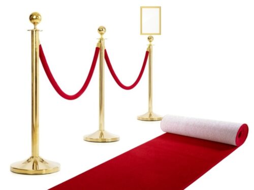 Atitvarai, stovai eilėms, eksponatams, praėjimui