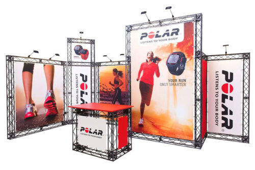 X stendų sistemos parodoms, mugėms, prezentacijoms, reklamai