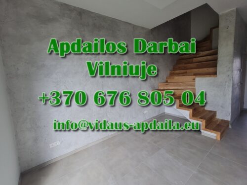 Apdailos darbai Vilniuje – Vidaus- apdaila