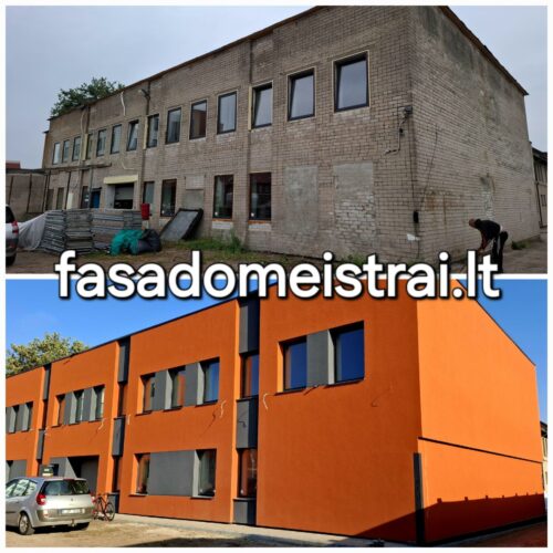 FASADŲ ŠILTINIMAS. DEKORAS, KLINKERIS.