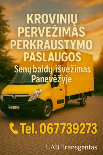 Perkraustymas, kroviniu pervežimas, krovėjų paslaugos