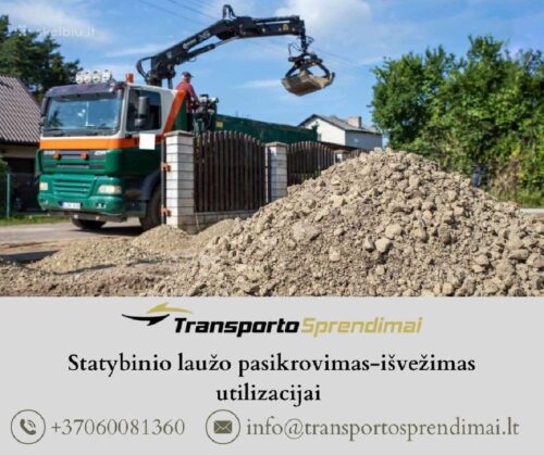 Žaliųjų ir statybinių atliekų išvežimas