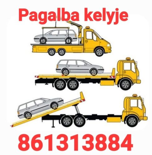 Techninė pagalba. Pagalba kelyje. Tralas. Traliukas. Evakuatorius