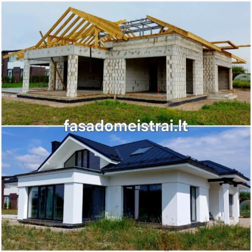 FASADŲ ŠILTINIMAS. DEKORAS, KLINKERIS.